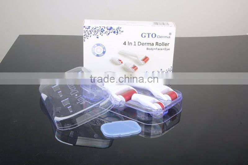 CE,FDA,ROHS Certification Derma Rolling System Type 4 in 1 derma roller