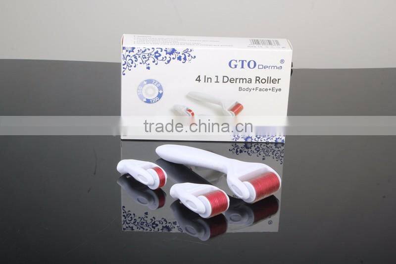 CE,FDA,ROHS Certification Derma Rolling System Type 4 in 1 derma roller