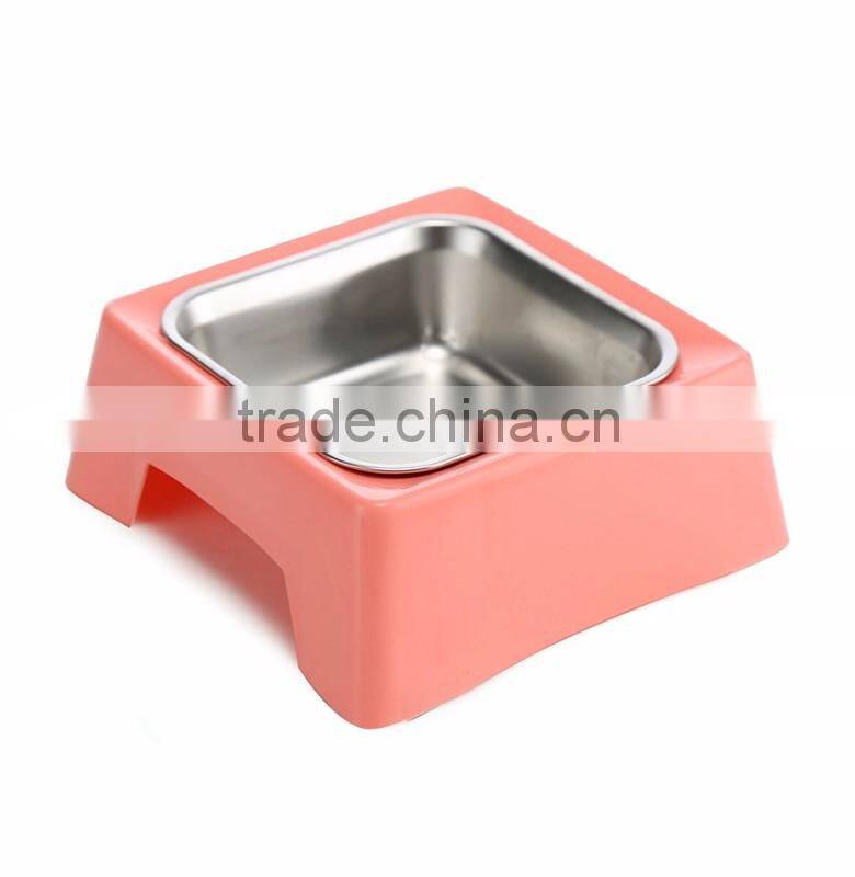 2016 hot selling design Stainless Steel pet bowl, pet products