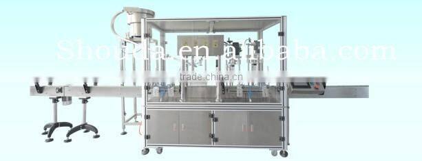 PLC controlled automatic barrels oil filling machine,filling and capping machine
