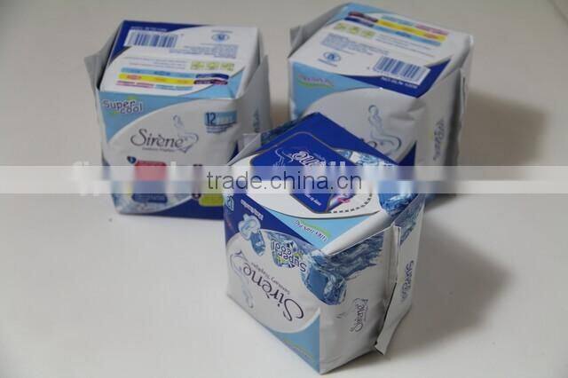 OEM High Absorbent Cotton Lady Sanitary Napkin