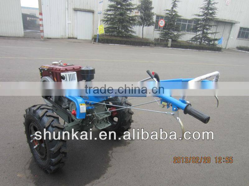 12hp Diesel Engine Walking Tractor with Power Tiller