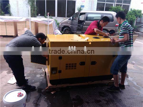 Water cooled diesel generating set sound proof big genset 25kva