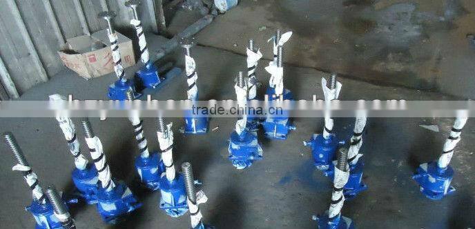 New type worm screw jack SWL1T-120T for mashine building industry