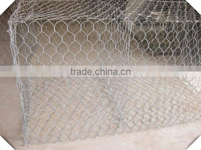 80*100mm mesh size 2*1*1 high quality gabion retaing wall