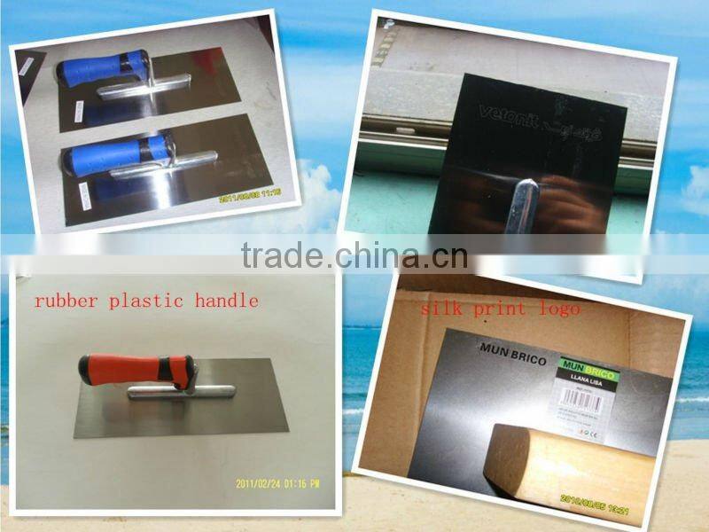 plastic rubber handle plastering trowels