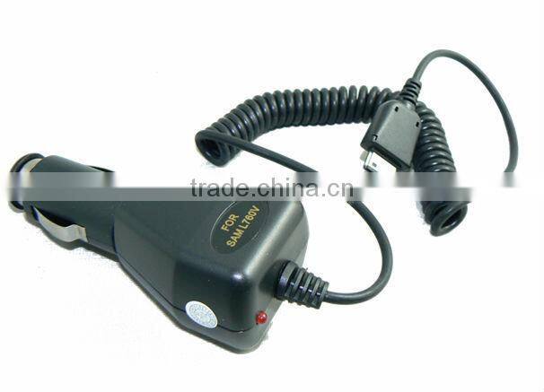 Stock bottom price for samsung car charger for 12~24V/1A retractable cable usb car charger for samsung A117/A127/A137/ A167/L760