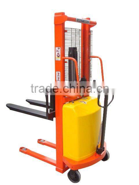 electric stacker with fork reach height 3m