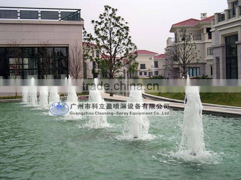 Low pressure copper water jet fountain nozzles