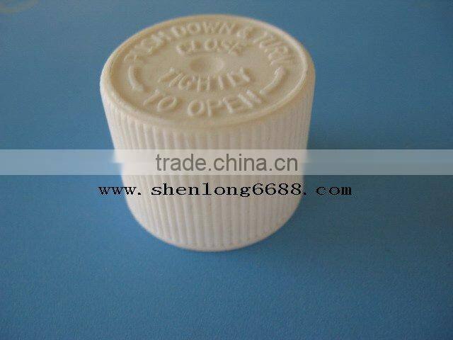 20/410 plastic screw child proof bottle cap