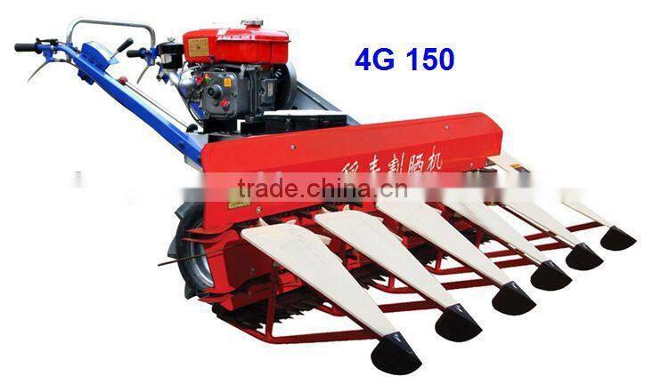 Gasoline engine alfalfa harvester machine