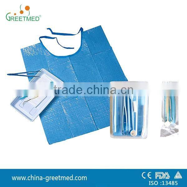 medical use disposable dental tray