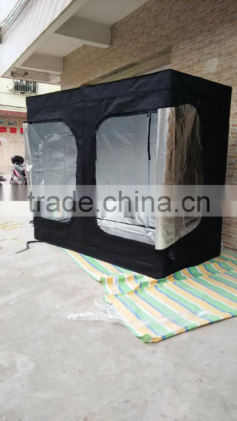 factory price hydroponic grow tent 600D mylar fabric grow tent 240*120*200CM