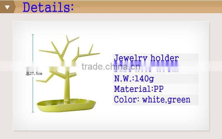 Multifunctional Tree-shape plastic Jewelry Accessories stand display