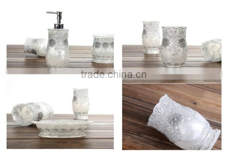 5pcs of Resin Bathroom Accessories Set