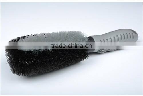PP Car Wheel Brush Washing Brush With TPR Handle