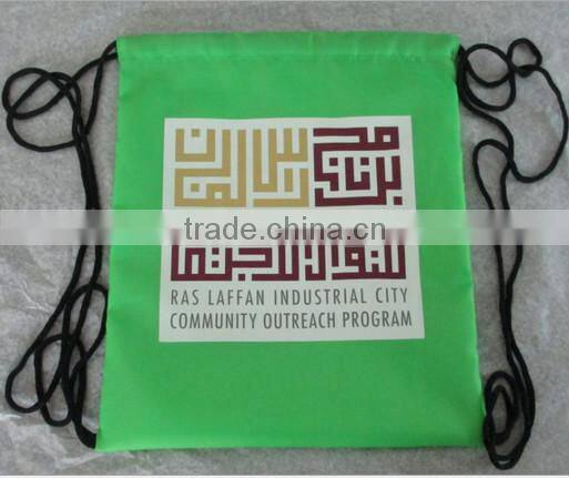 Promotional Custom 190T drawstring bags