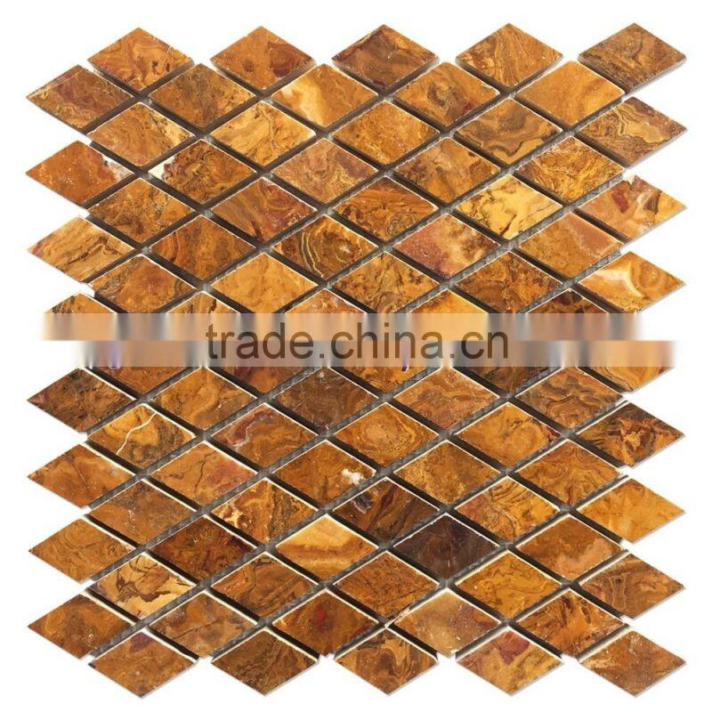 EXPORT QUALITY New selling attractive style BROWN GOLDEN ONYX MOSAIC TILES COLLECTIONS