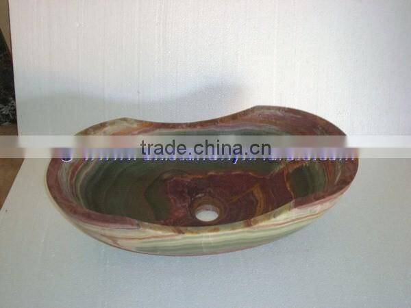 HOT SALE CHEAP PRICE MULTI GREEN ONYX SINKS BASINS COLLECTION