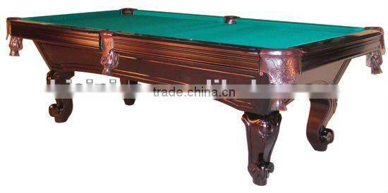 Hand carved classical wooden antique pool table,MOQ:1PCS(B68019)