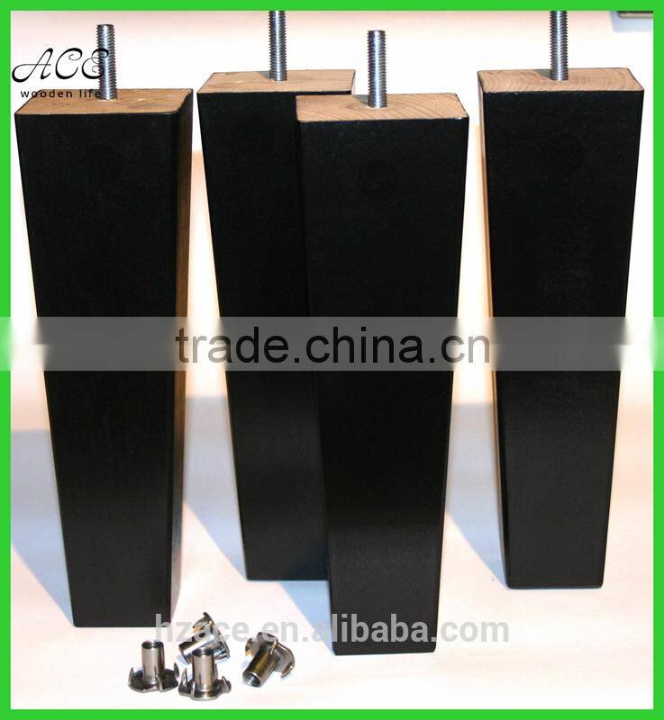 Wooden furniture leg