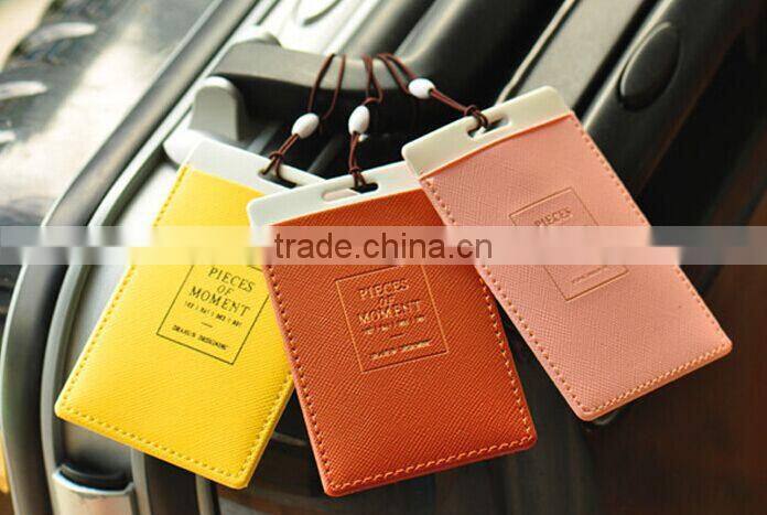 J201 fashion cute popular pvc luggage tag