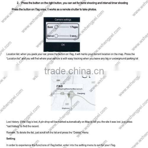 Bluetooth anti losing device / Key finder /pet finder/baby finder