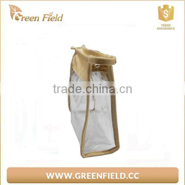 recycled cheap wholesale custom makeup bag transparent waterproof printed plastic zipper clear pvc cosmetic bag