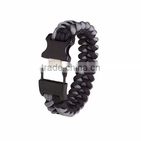 Novelty paracord USB bracelet, promotional wristband USB flash drive