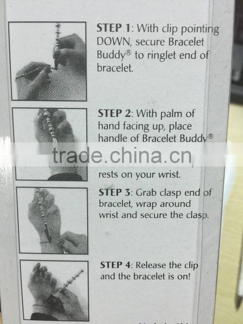 bracelet buddy/Fasten bracelet tool/Tool for bracelet fasten/Promotion gifts for bracelet