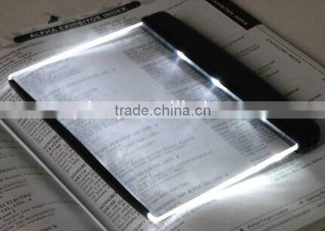 3 LED Panel Booklight/LED Lightwedge/Reading Light Panel