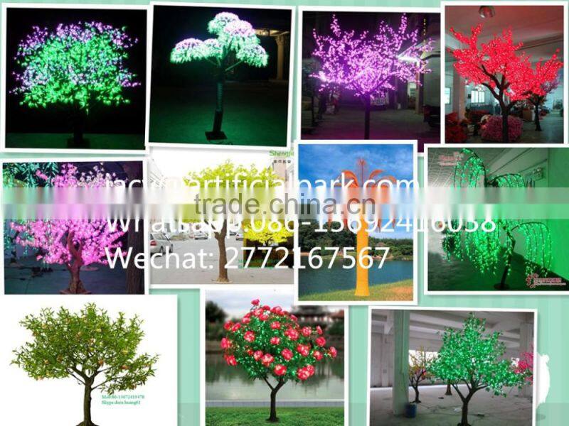China supply SJLJ00593 for outdoor decorative led tree/ led palm tree,lighted palm tree