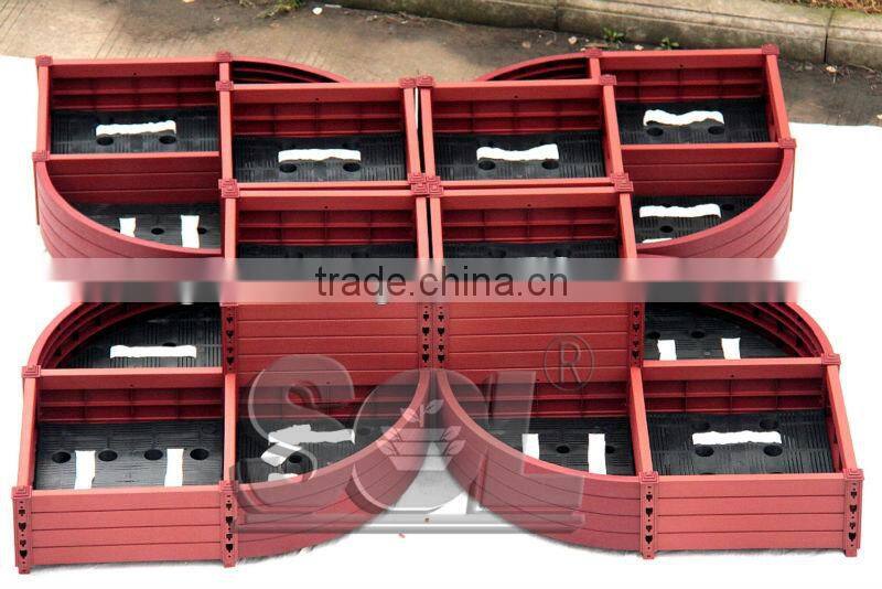 SOL good design plastic planter PVC vertical greening planter