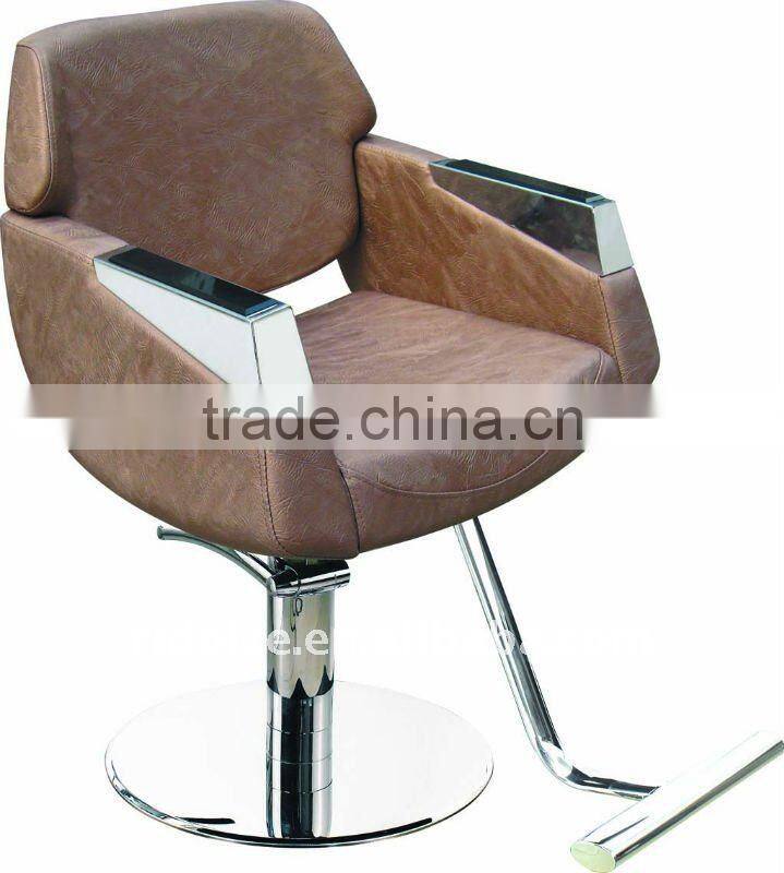 Round Base Modern Hydraulic barber chair hair cutting chairs with pedal wholesale barber supplies F-H80