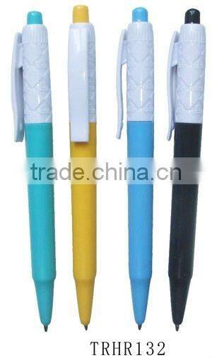 Wholesale plastic logo advertising ball pen