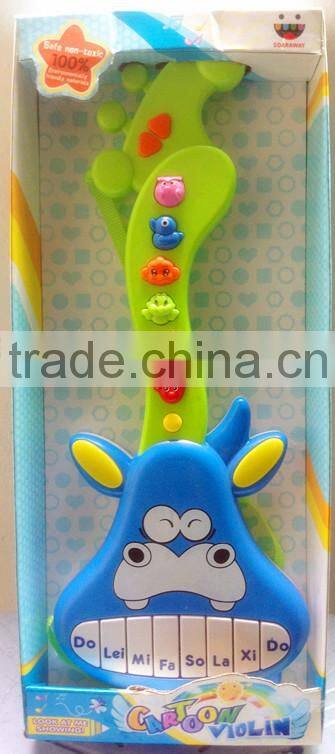 2015 top musical instrument guitar electronic educational toys for kids/ hot sale guitar learning machine toys