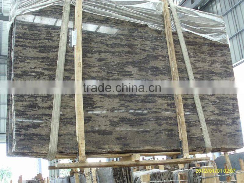 Coffee Brown Marble Golden Sea Marble Slab Price Cheap Brown Marble