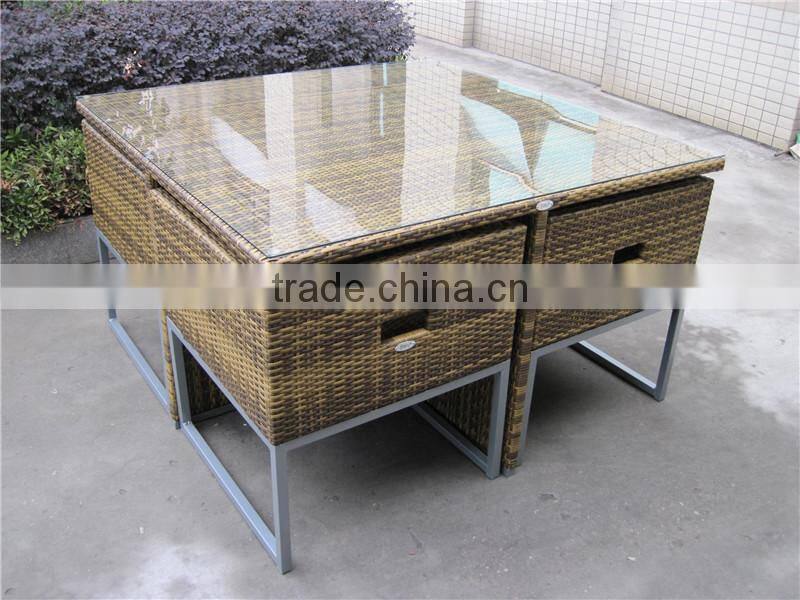 High Quality Outdoor Furniture Rattan Club Bar set