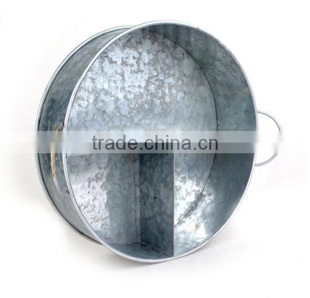 Chinese factory many different size metal food tray, round cheap metal tray