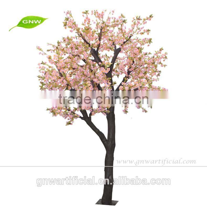 Artificial Cherry Blossom Tree for Indian Indoor Wedding Decorations Silk Flowers Trees BLS1128 GNW