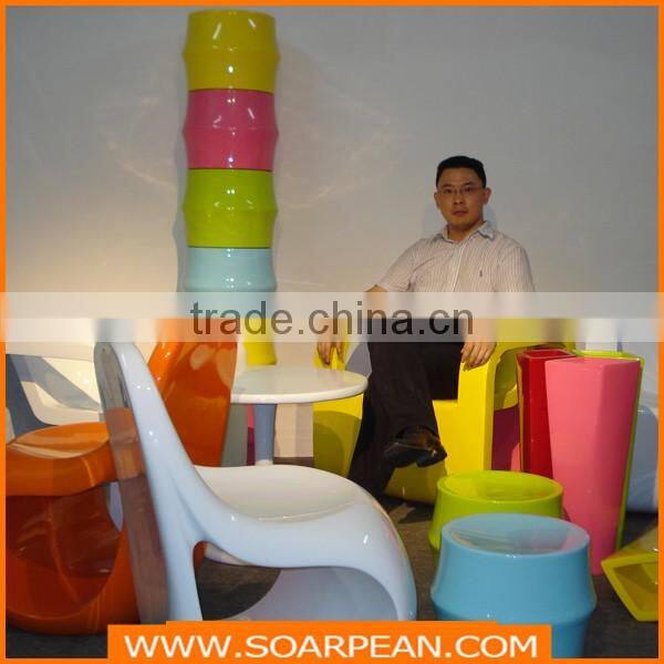 Modern Home Funiture Living Room Fiberglass Child stool