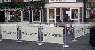 Cafe Barriers and Cafe Banners from SHENZHEN
