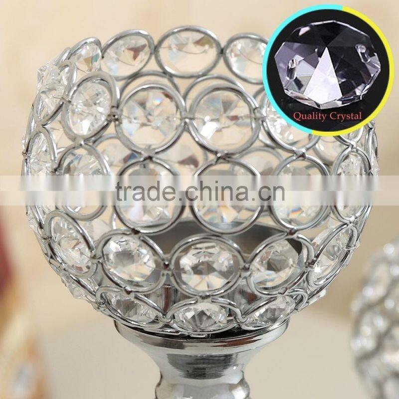 Candlestick Holders For Wedding Centerpieces Decoration Set of 2 Tea Light Candle Holder