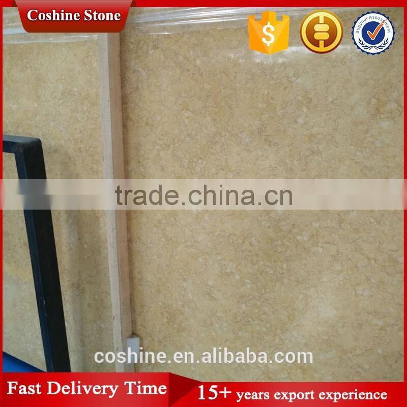 2017 Customized cheapest beige marble slab