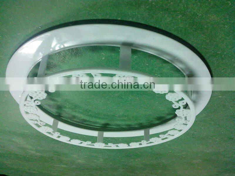 Vacuum suction plastic circular collar cover