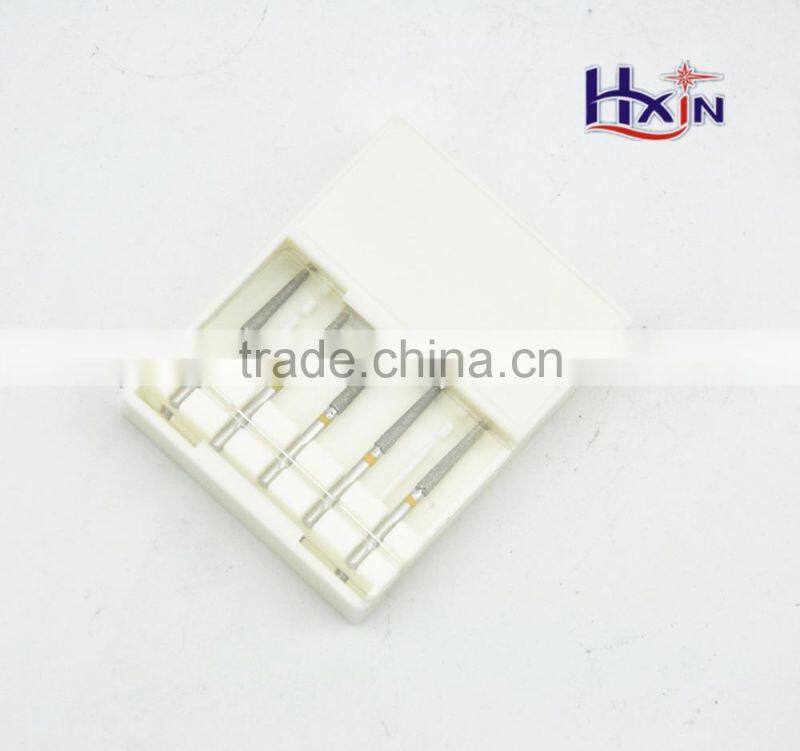 5pcs/set High Quality Electroplated diamond bur for teeth / Mini Diamond dental drill