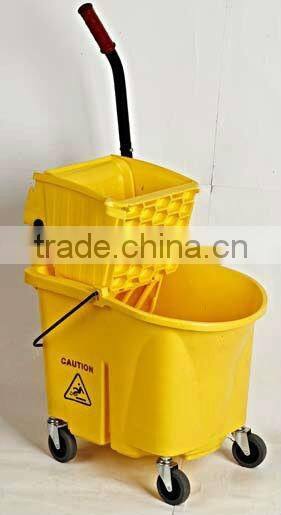25Lside pressing mop cleaning bucket wringer trolley