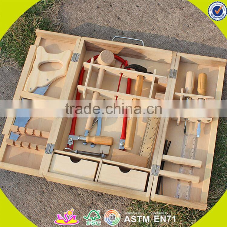 wholesale creative kids wooden assembly tools toy diy baby wooden assembly tools set toy W03D025