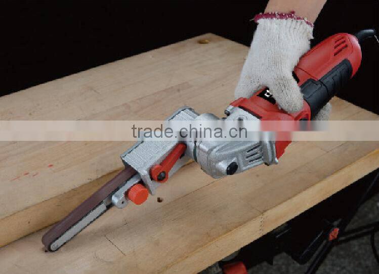 angel grinder change to belt sander