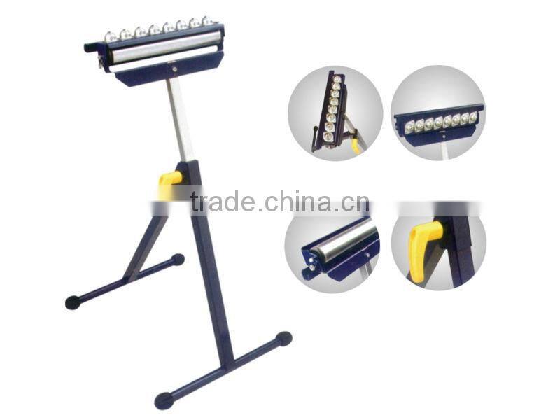 Steel adjustable Roller Stand with tri- roller
